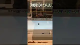 Одинокий робот (Роботариум Технологического института Джорджии)