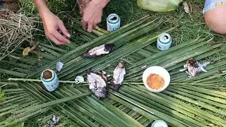 TRẢI NGHIỆM SINH TỒN NGOÀI ĐỒNG GIĂNG LƯỚI BẮT CÁ @NGUYENTRONTV-76 