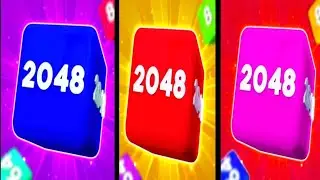 Jelly Run 2048 Mega Merge Race💥🔥💥 | 3 Modes Gameplay | High Score: 1M vs 16T vs 512Q 🤪👿😜 - part 3