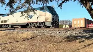 Amtrak P42DC #63 leads NB Texas Eagle 22 with beautiful K5LA!!!