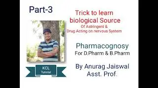 Trick to learn drugs of Pharmacognosy Part-3