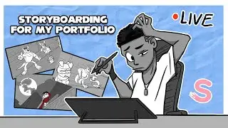 Drawing my storyboards live - Storyboard live stream