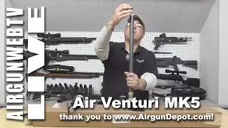 AIRGUNWEBTV LIVE! - Unboxing the Air Venturi MK5 and Basic Setup with the Gamo Urban