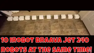 10 YES 10 iRobot Braava Jet 240 Robot Mops Cleaning At The Same Time! M6 - How Good Do They Clean?