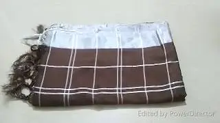 Amazon linen saree at 399/- | super soft fabric | unboxing