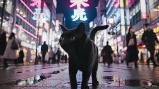 Lost in the neon magic of Tokyo ✨🇯🇵 A city that feels alive every second, day or night 🌃🐾