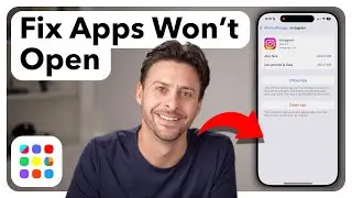 How To Fix iPhone Apps Not Opening
