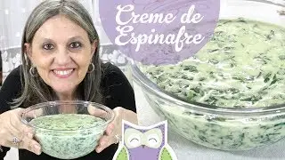 CREME DE ESPINAFRE - Receitas da Mãe Coruja #179