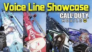All Cod Mobile x Girls' Frontline Anime Gun Voice Lines Showcase