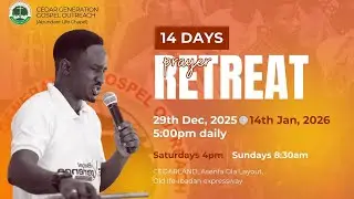14 DAYS PRAYER RETREAT - END OF THE YEAR 2025 AND NEW YEAR 2026 || DAY 11