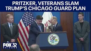 'Not political pawns': Pritzker, veterans slam Trump's Chicago Guard plan