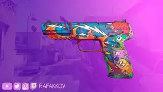 Five Seven Multid&atilde;o Enfurecida pintada em live #rafakkov​ #pistol​ #latribonera​ #timelapse​ (#011)