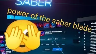 Trying power of the saber blade (help)