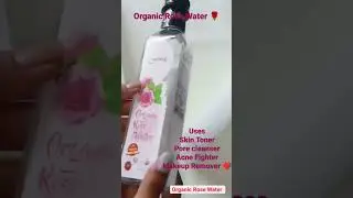Organic Rose Water ❤️ #nutriorg #organic #rosewater #like #subscribe #viral #trending #shorts #skin