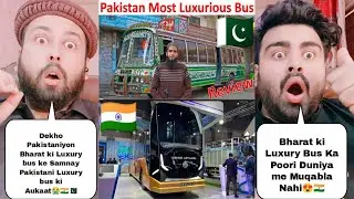 India Luxury Bus Vs Pakistan Luxury Bus Comparison | Pakistani Reaction