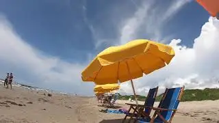 GALVESTON TEXAS - LET'S GO TO THE BEACH - JUST THE WIND & WAVES