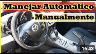 manejar autom&aacute;tico de forma manual