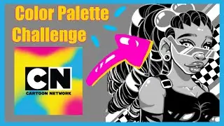 Using Cartoon Network's Color Palette to draw a character! || Twitter Challenge