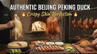 How Real Peking Duck Is Made in Beijing, Crispy Skin Roast Duck Experience