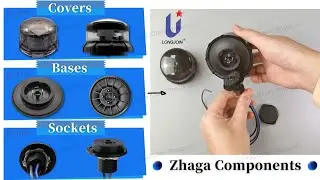 Zhaga components / Zhaga Book-18/ zhaga socket/zhaga base / zhaga cover/Zhaga Receptacle /LONGJOIN&reg;