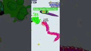 Snake Clash 🐍 | Old Nokia Snake Game Feel 😍📱#gaming #trending #viralshorts