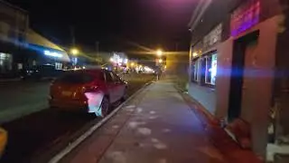 Downtown Hurley Wisconsin Night Stroll