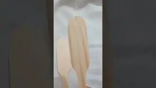 wood Wax spatula #unboxing #waxing #beauty #wood