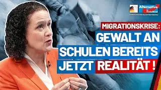Realität an Schulen: Die Gewalt ist latent vorhanden! Nicole Höchst - AfD-Fraktion im Bundestag