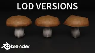 How to Optimize Game Assets with LOD Versions in Blender