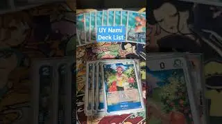 UY Nami Deck List for 9-22-25
