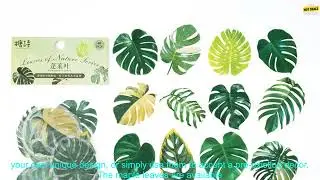 1005004602433434 40 pcs  pack Maple Leaf Waterproof DIY Decorative Stickers