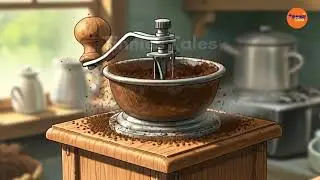 A winter morning 🌨️ 🌄 warm tea ☕ quite though 💭 ghibli style #peace#morning#asthetic#cartoon#viral