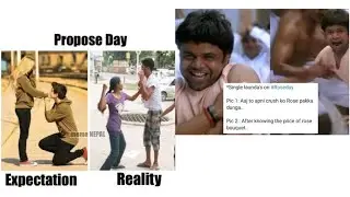 Rose day memes, Propose day memes, Valentine's week 2021 funny memes, funny memes, #30