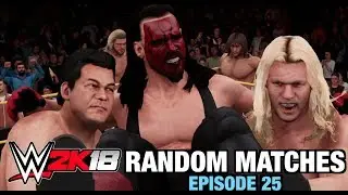 WWE 2K18 Random Matches E25 - 2 on 3 Handicap Match