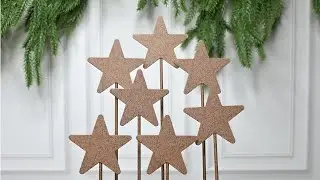 Willow Tree Metal Star Backdrop For Classic Nativity Scene