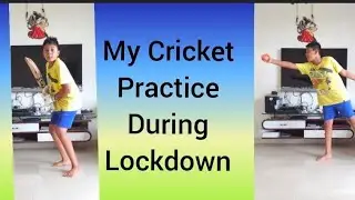 My Cricket Practice During Lockdown | Batting And Fielding | Maverick Rama.