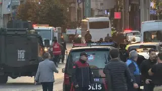Scene in central Istanbul following deadly explosion | AFP