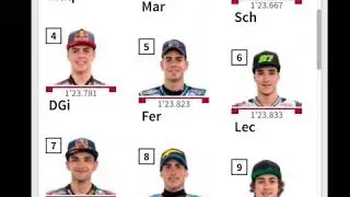 Starting Grid Moto2 Sachsenring Jerman 2019