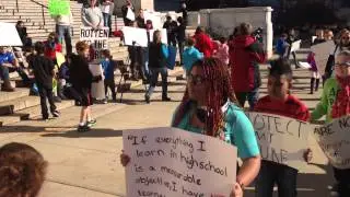 Anti-Common Core protest at the State Education Department