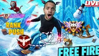 💀LIVE FF😈(CS RANKED)😈💀#UID CHECK 1VS1 FREE FIRE LIVE CUSTOM 💀😈 PUSHED back to back 💀BOOYAH STRICK💀 🥵