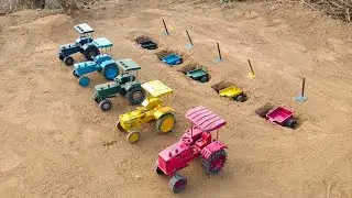 The trolley of the tractors which was parked fell into the pit, they were seen and taken out#211