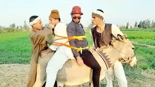 الخبير الأجنبى لما يجى للفلاحين ويتكلم انجليزى وهما يردوا عليه كوميديا فلاحين