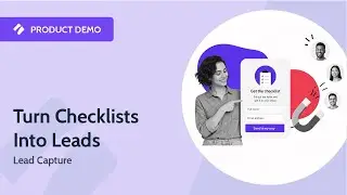 Capture Leads from Checklists - Create, Embed, Share and Capture Leads.