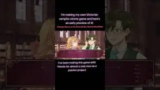 upcoming Victorian vampire otome game (new preview!) #otome #otomegame #visualnovel