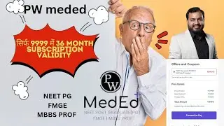 Pw meded best offer!9999 me 36 month #pw #alakhpandey #pw_motivation #pwoffer#gangadhar