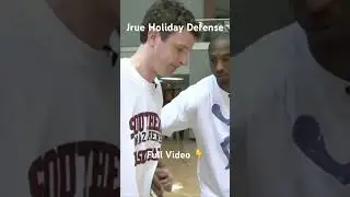 Jrue Holiday Arm Pin Defense #basketballdefense #jrueholiday #basketball #defense