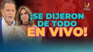 Tremendo agarr&oacute;n al aire entre Lili Estefan y Ra&uacute;l de Molina, se dijeron de todo.