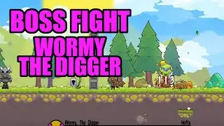 Fluffy Gore - BOSS FIGHT - Wormy the Digger (No Commentary 1080p 60FPS)