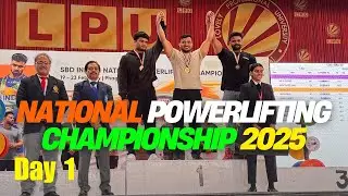 Powerlifting Nationals 2025 | Mumbai to Punjab🚆 | Day 1