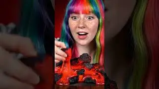 Жевательные конфеты из лавового камня !!️ #asmr #mukbang #gummy